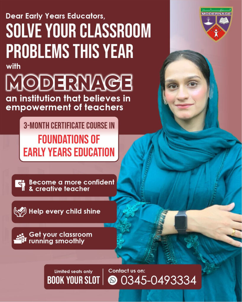Modernage teacher training course poster